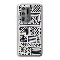 Marrakech print: Huawei P40 Pro Plus Transparant Hoesje Marrakech print: Huawei P40 Pro Plus Transparant Hoesje