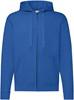 Fruit Of The Loom F401N Classic Hooded Sweat Jacket - Royal Blue - L