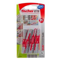 Ficher duo power universeel plug 8x65- 8st. - Woodies Ficher duo power universeel plug 8x65- 8st. - Woodies