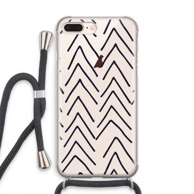 Marrakech Arrows: iPhone 7 PLUS Transparant Hoesje met koord