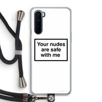 Safe with me: OnePlus Nord Transparant Hoesje met koord