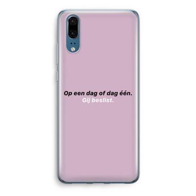 gij beslist: Huawei P20 Transparant Hoesje
