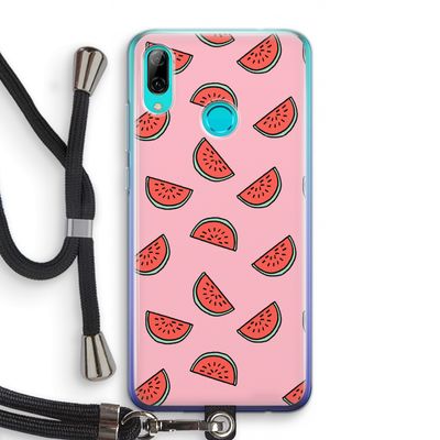 Watermeloen: Huawei P Smart (2019) Transparant Hoesje met koord