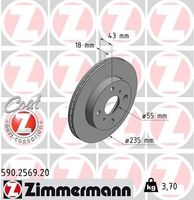 Remschijf Coat Z 590256920 Remschijf Coat Z 590256920