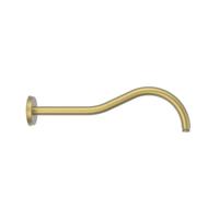 Douchearm Tres Clasic | 42 cm | Wandmontage | Messing | Vintage | Messing mat