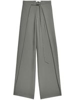 AMI Paris pantalon ample à design superposé - Gris