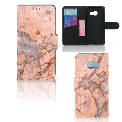 Samsung Galaxy A3 2017 | Bookcase | Marmer Oranje