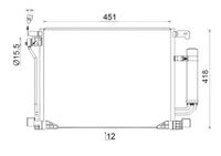 Condensor, airconditioning AC953000S