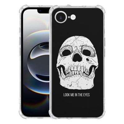Apple iPhone 16e Hoesje - Skull Eyes TPU Antishock Apple iPhone 16e Hoesje - Skull Eyes TPU Antishock