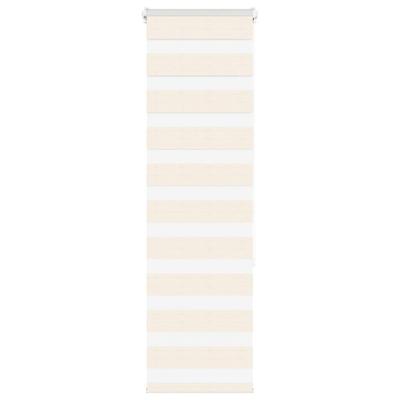 VidaXL Zebra blind 40x150 cm stofbreedte 35,9 cm polyester marmerbeige
