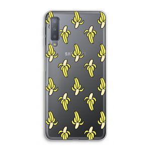 Bananas: Samsung Galaxy A7 (2018) Transparant Hoesje