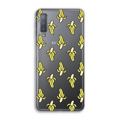 Bananas: Samsung Galaxy A7 (2018) Transparant Hoesje