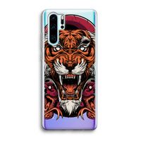 Tiger and Rattlesnakes: Huawei P30 Pro Transparant Hoesje