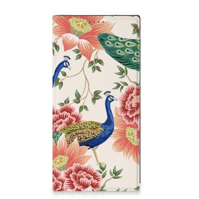 Smartphone hoesje voor Samsung Galaxy S23 Ultra Pink Peacock