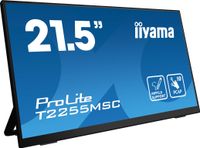 iiyama ProLite T2255MSC-B1 computer monitor 54,6 cm (21.5") 1920 x 1080 Pixels Full HD LCD Touchscreen Zwart - thumbnail