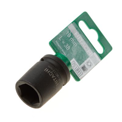 KRACHTDOP SW 19MM 1/2" VIERK. 38L