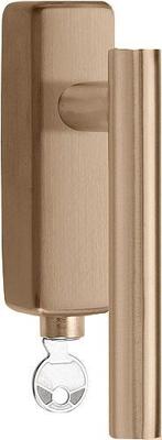Formani Basics LB7-DKLOCK-O draaikiepgarnituur afsluitbaar - PVD licht brons
