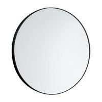 Ronde Wandspiegel Sapho 60 cm Zwart