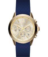 Horlogeband Michael Kors MK2556 Silicoon Blauw 20mm