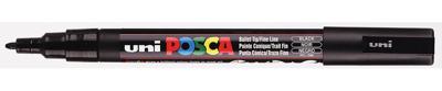 Uni POSCA paintmarker PC-3M, 1,5 mm, zwart