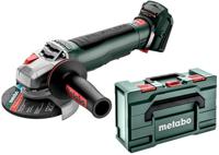 Metabo wpb 18 lt bl 11-125 quick haakse slijper 18v body met paddleschakelaar in x 165 l - 613059840