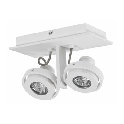 Artdelight Witte opbouwspotMeist 2-lichts - PL MEIST2-B WIT