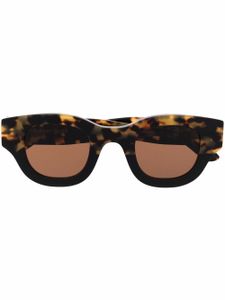 Thierry Lasry lunettes de soleil Autocracy à effet écaille de tortue - Marron