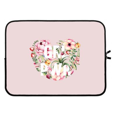 GRL PWR Flower: Laptop sleeve 15 inch