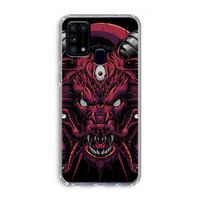 Hell Hound and Serpents: Samsung Galaxy M31 Transparant Hoesje