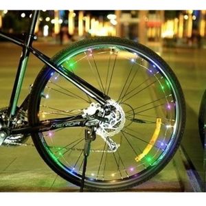 Fietsverlichting wieldecoratie LED lichtslang