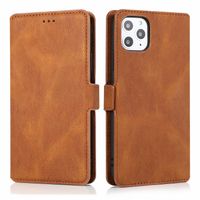 Samsung Galaxy A71 hoesje - Bookcase - Pasjeshouder - Portemonnee - Kunstleer - Bruin - thumbnail