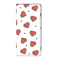 Samsung Galaxy A21s Hoesje met Magneet Hearts