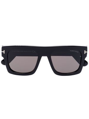 TOM FORD Eyewear lunettes de soleil FT071153 à monture carrée - Noir