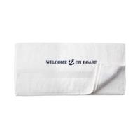 Captain&apos;s Collection Handdoek Welcome On Board Geborduurd 50 X 100 Cm Wit Default