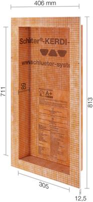 Schluter Kerdi-Board-N Inbouwnis 30,5x71,1cm betegelbaar