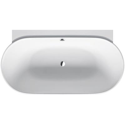 Duravit Luv half vrijstaand bad 180x95cm mat wit 700433000000000