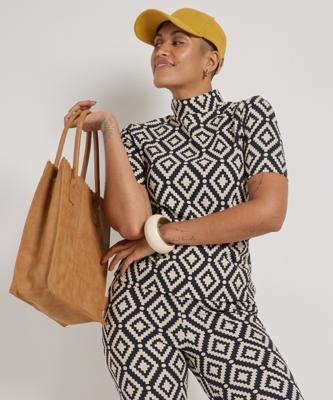 turtleneck t-shirt met print turtleneck t-shirt met print