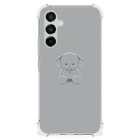 Samsung Galaxy A54 Stevig Bumper Hoesje Grijs Baby Olifant - thumbnail