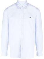 Lacoste chemise Premium à patch logo crocodile - Bleu - thumbnail