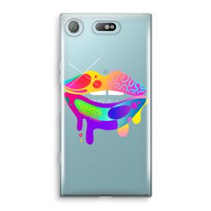 Lip Palette: Sony Xperia XZ1 Compact Transparant Hoesje
