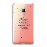 Confetti: HTC U Play Transparant Hoesje