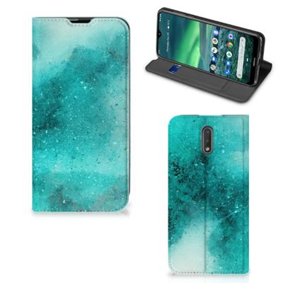 Bookcase Nokia 2.3 Painting Blue Bookcase Nokia 2.3 Painting Blue