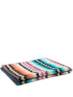 Missoni Home serviette de bain à motif zig-zag - Bleu