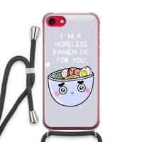 I'm A Hopeless Ramen-Tic For You: iPhone SE 2020 Transparant Hoesje met koord