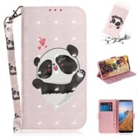 3D-schilderij patroon gekleurde tekening horizontale Flip lederen draagtas met houder & kaartsleuven & portemonnee voor Huawei Honor 20 (Love Bear)