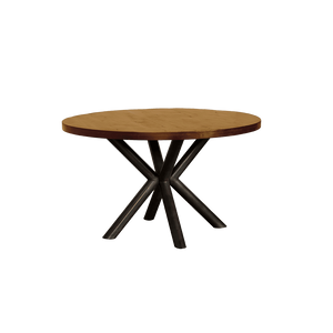 Tower Living Ronde Eettafel 'Selva' Mangohout, ø130cm, kleur Naturel