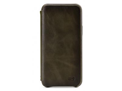 Senza Senza Desire Skinny Leather Wallet Samsung Galaxy S9 Burned Olive