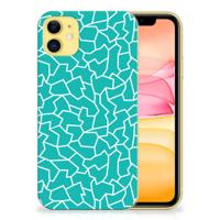 Apple iPhone 11 | Hoesje maken | Cracks Blue