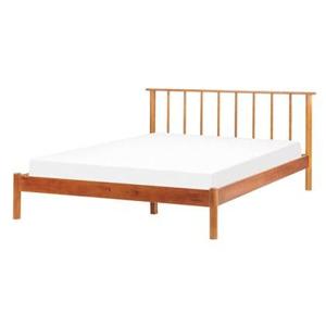 Beliani - BARRET II - Bed - Lichtbruin - 140 x 200 cm - Dennenhout