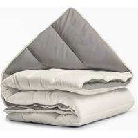 Royalbed Tender Grey & Cream 140x200cm - Dekbed zonder overtrek - Wasbaar hoesloos dekbed - Bedrukt dekbed - Al - thumbnail